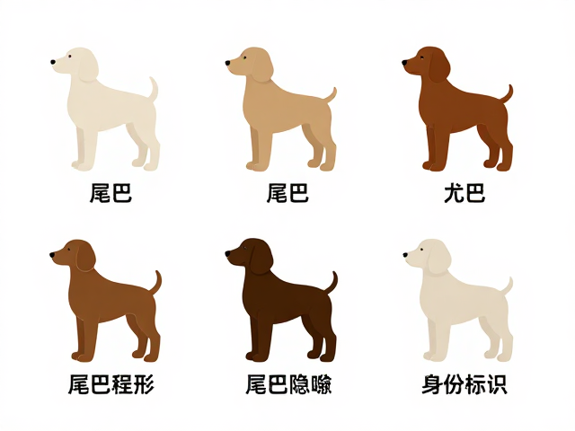 维多利亚时代宠物狗尾巴形状与颜色分类全解析