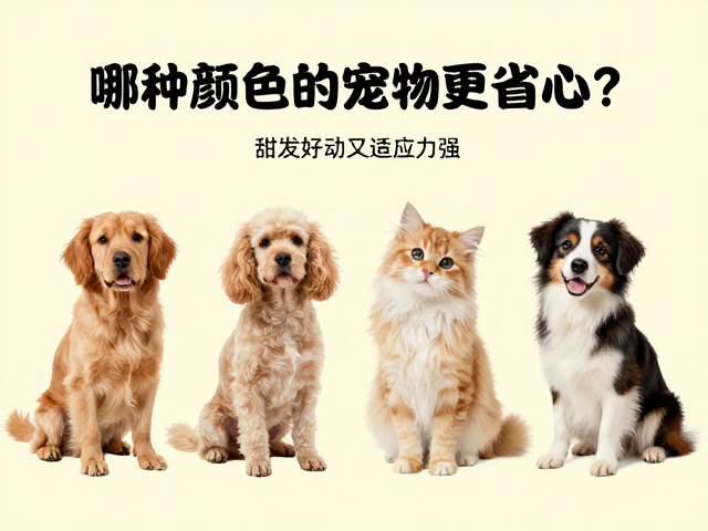 活泼好动又适应力强,选哪种颜色的宠物更省心?