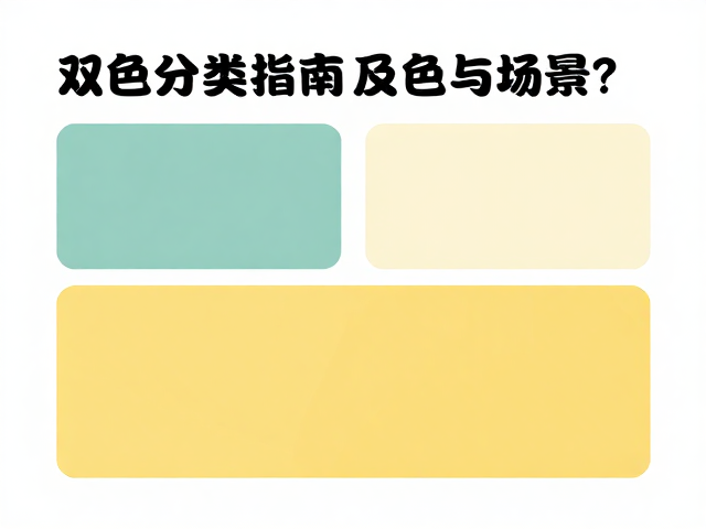 双色分类指南，如何精准匹配颜色与场景？
