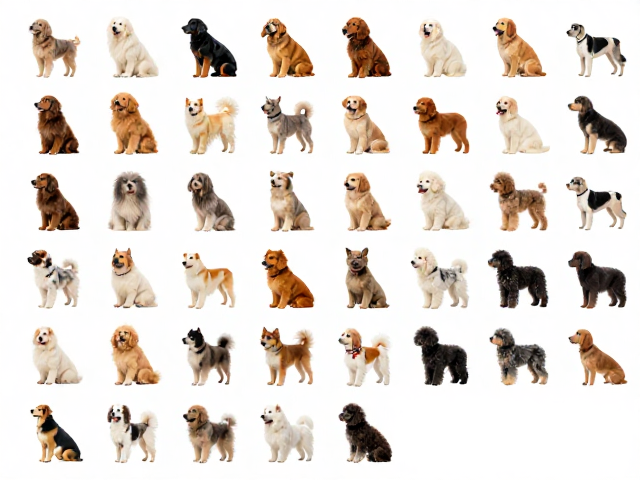 UKC认可的人工培育犬种颜色分类指南