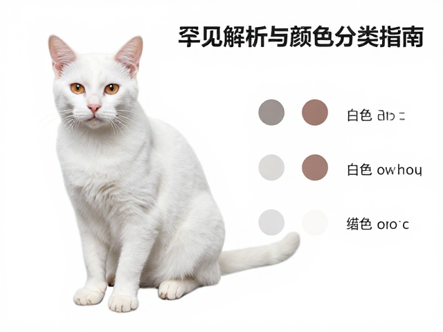 前肢超长！罕见白化变异猫特征解析与颜色分类指南