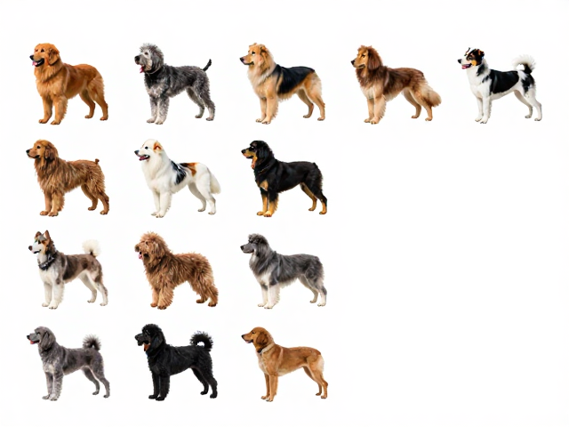 UKC认可的人工培育犬种颜色分类指南
