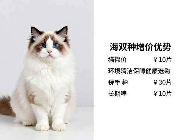 海双布偶猫价格,无品种溢价优势,环境清洁保障健康选购