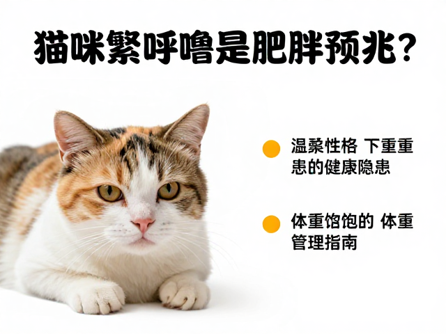 猫咪频繁呼噜是肥胖预兆?温顺性格下的健康隐患与体重管理指南