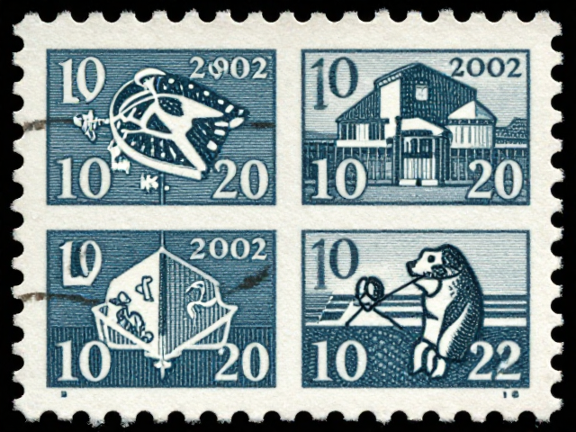 1992-2002编号邮票鉴赏,激光穿孔与雕刻版细节解析