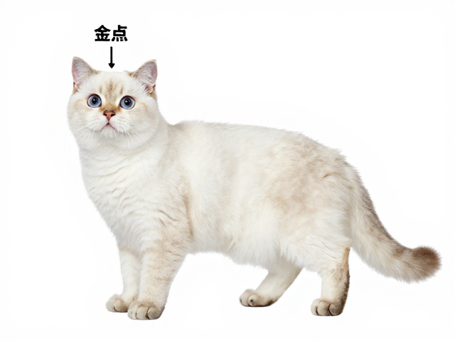 TICA猫颜色分类与身体比例解析,金点/银点体态特征全攻略