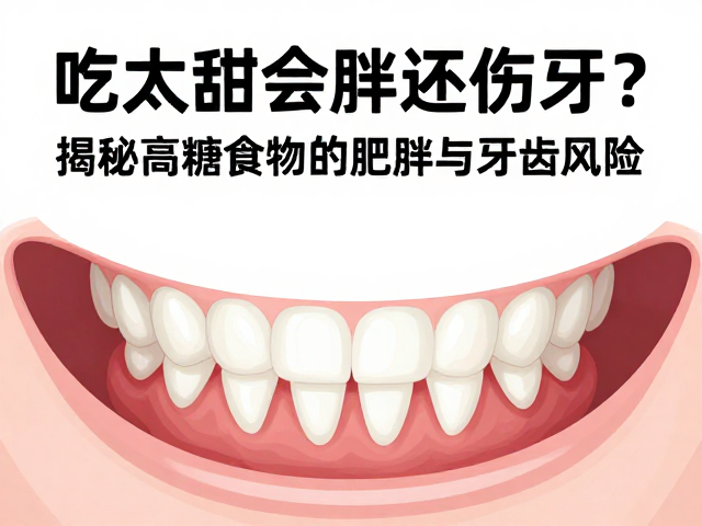 吃太甜会胖还伤牙?揭秘高糖食物的肥胖与牙齿风险