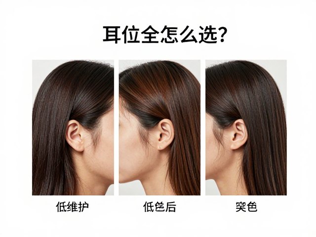 耳位对称怎么选?低维护梳理,颜色分类指南