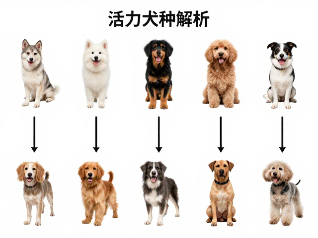 活泼好动的狗狗推荐,高活力犬种与独立性格颜色分类全解析