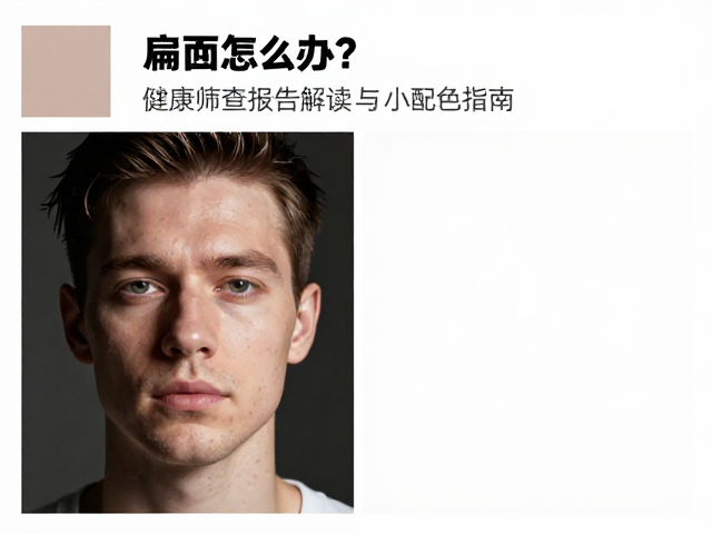 面部扁平怎么办？健康筛查报告解读与显脸小配色指南
