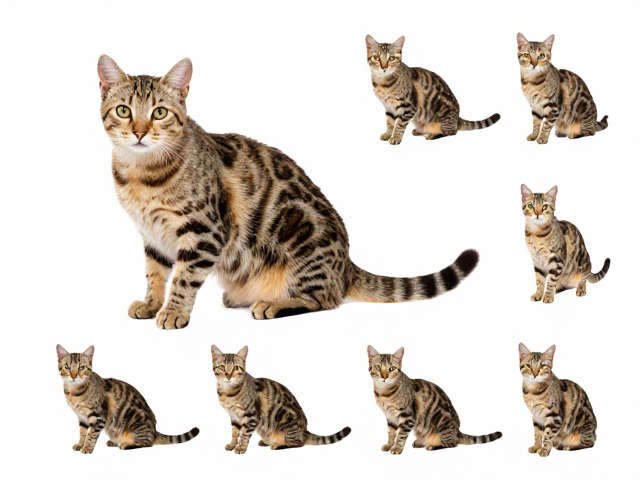 TICA认证自然色斑点猫,颜色分类指南与品种特征解析