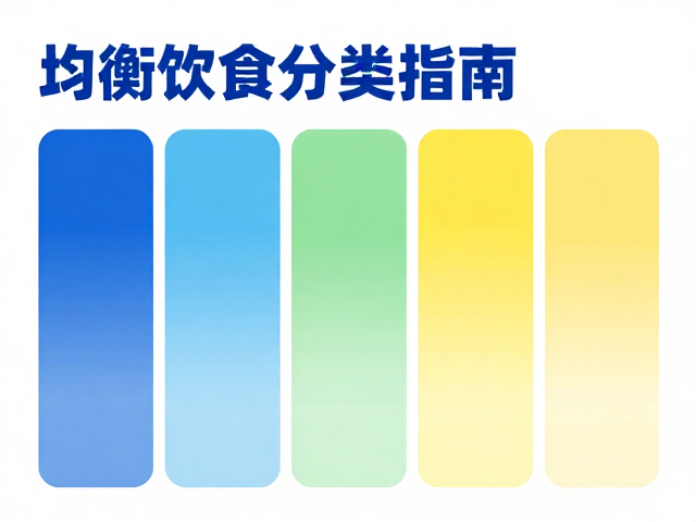 蓝色并非唯一,均衡饮食下的多彩食物颜色分类指南