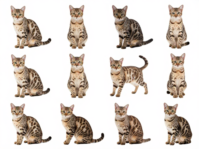 TICA认证自然色斑点猫,颜色分类指南与品种特征解析