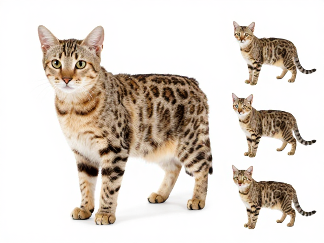 TICA认证自然色斑点猫,颜色分类指南与品种特征解析