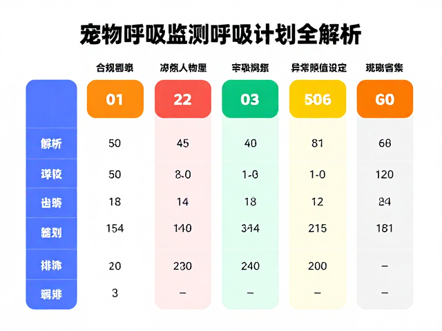 宠物呼吸监测怎么选?颜色分类与繁育计划全解析