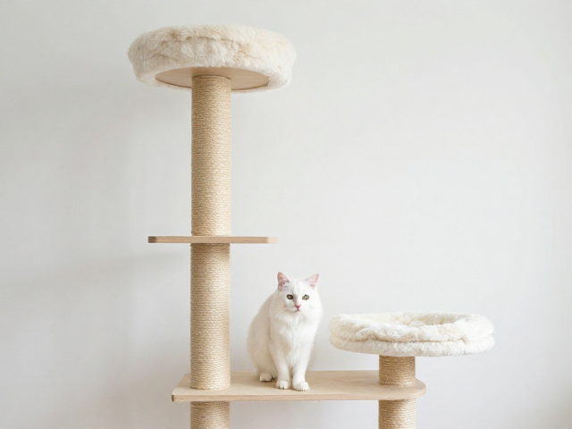 猫爬架怎么选?颜色协调,垂直空间,打造高颜值养宠空间
