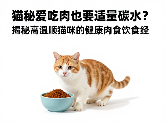 猫爱吃肉也要适量碳水?揭秘高温顺猫咪的健康肉食饮食经