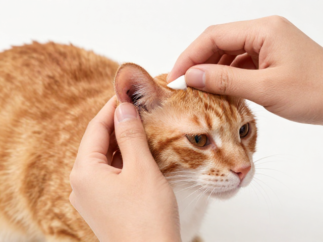 大橘为重，温顺好养却耳朵易脏？新手必看的猫咪清洁指南