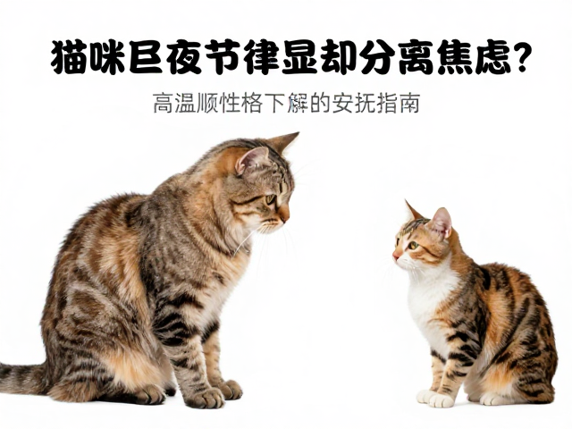 猫咪昼夜节律明显却分离焦虑?高温顺性格下的安抚指南