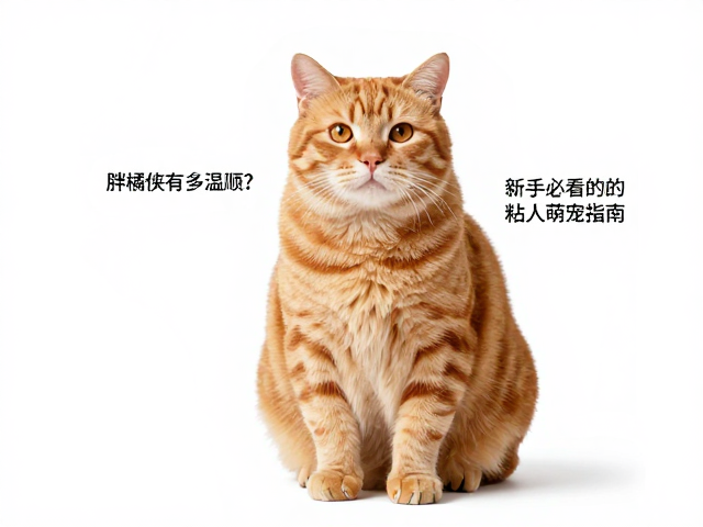胖橘侠有多温顺?成猫稳重性格大揭秘,新手必看的粘人萌宠指南