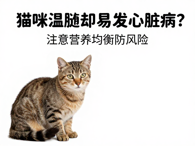 猫咪温顺却易发心脏病?注意营养均衡防风险