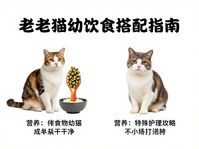 老年猫幼猫饮食搭配指南,营养学科普与特殊护理攻略