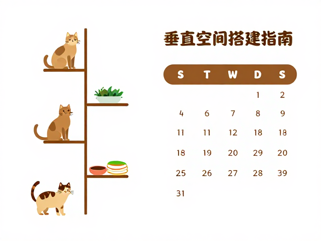 猫咪垂直空间搭建指南,饮食搭配与换季重要日期提醒