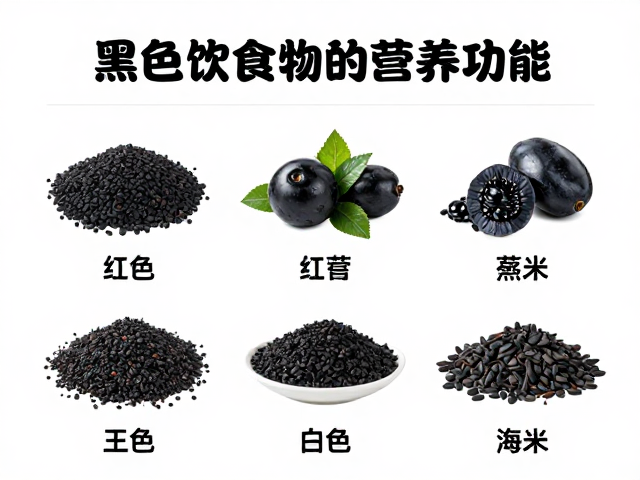 黑色食物有哪些？均衡饮食指南，揭秘黑色食物的营养功效