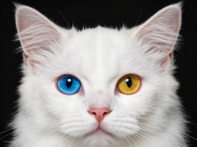 猫耳位对称吗?圆形瞳孔颜色分类与颜值大揭秘