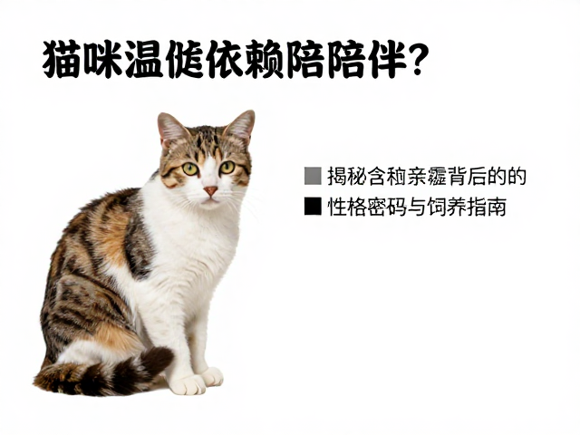 猫咪温顺依赖陪伴？揭秘含蓄亲昵背后的性格密码与饲养指南