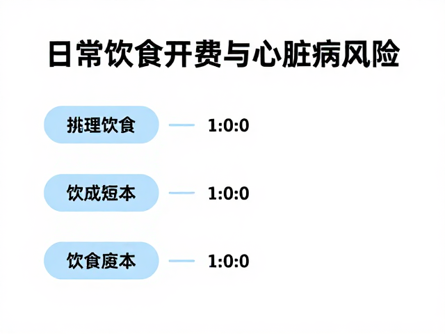 日常饮食开销与心脏病风险,科学饮食搭配指南