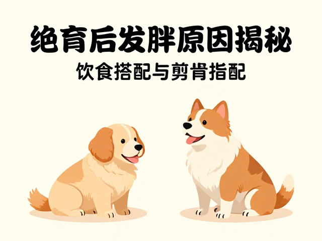 绝育后发胖原因揭秘,饮食搭配与剪指甲技巧助爱宠健康瘦身