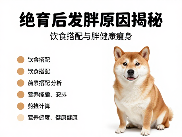 绝育后发胖原因揭秘,饮食搭配与剪指甲技巧助爱宠健康瘦身