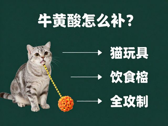 牛磺酸怎么补?逗猫玩具与饮食搭配全攻略