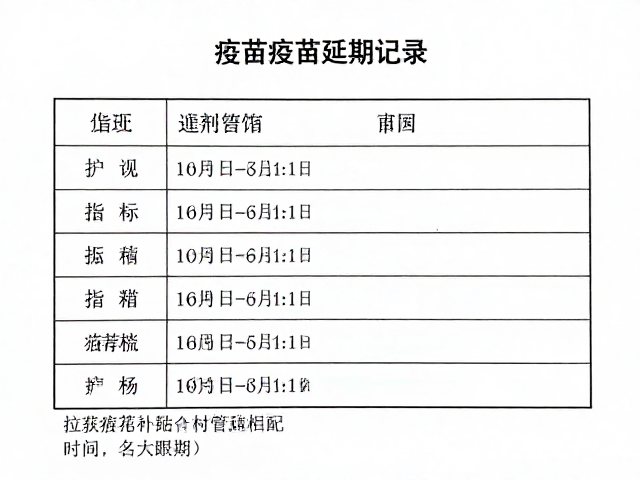 疫苗延期记录,梳子护理与饮食搭配指南