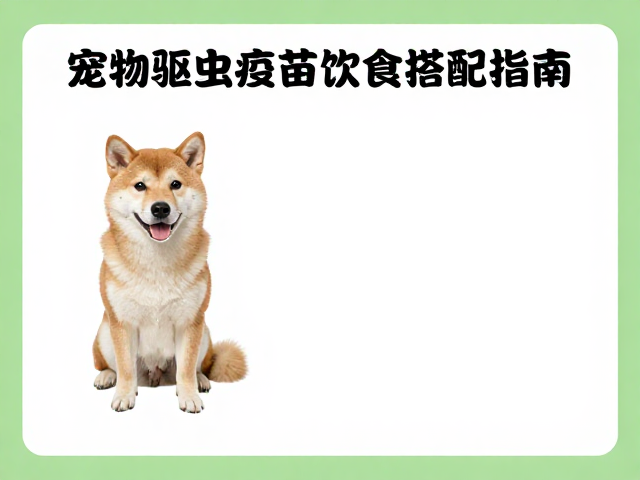 宠物驱虫疫苗饮食搭配指南,减少应激反应,科学养护攻略