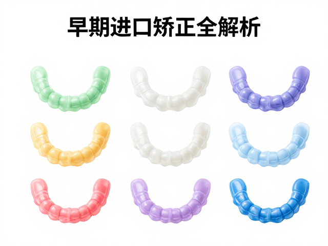 牙齿整齐吗？早期进口矫正器颜色分类全解析