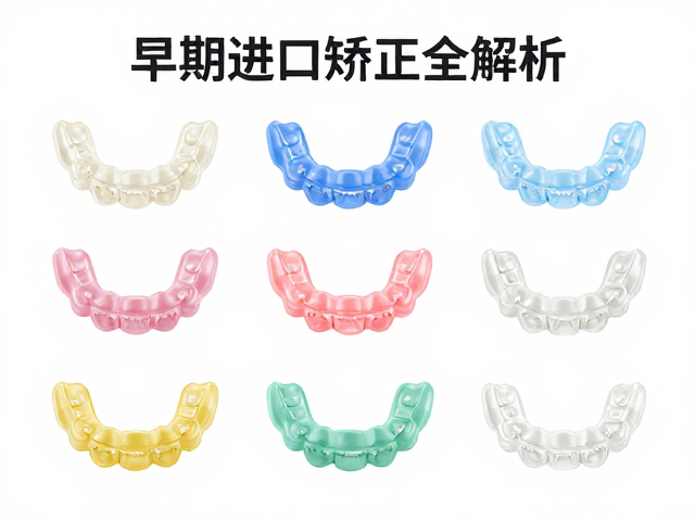 牙齿整齐吗？早期进口矫正器颜色分类全解析
