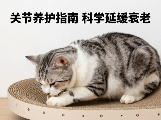 老年猫关节养护指南,饮食搭配,猫抓板磨爪,科学延缓衰老