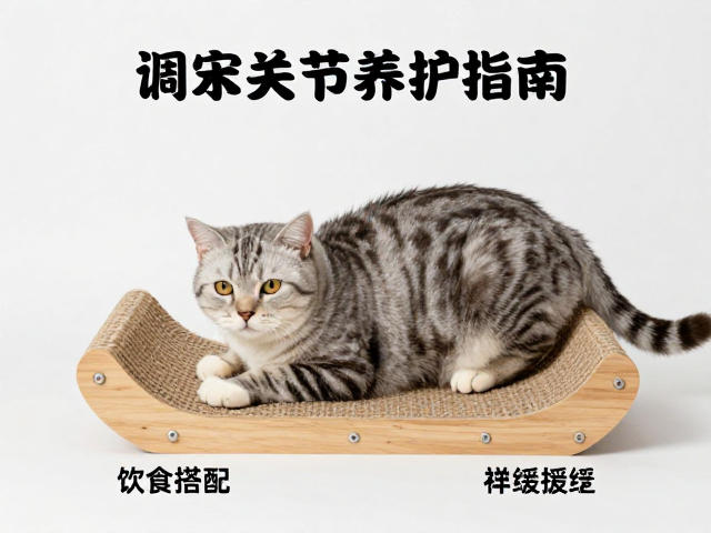 老年猫关节养护指南,饮食搭配,猫抓板磨爪,科学延缓衰老