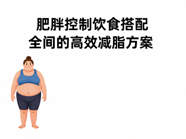 肥胖控制饮食搭配,隐蔽空间提供高效减脂方案