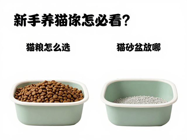新手养猫必看,猫粮怎么选?猫砂盆放哪?饮食搭配全攻略