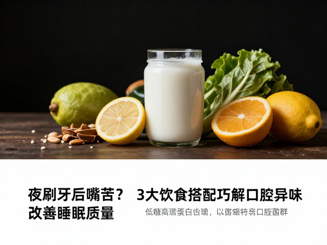 夜间刷牙后嘴苦?3大饮食搭配巧解口腔异味,改善睡眠质量