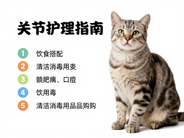 老年猫关节护理指南,饮食搭配与清洁消毒用品选购