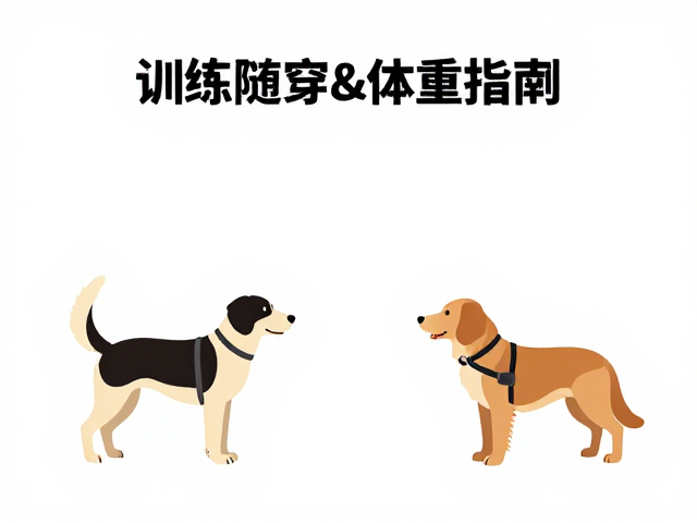 狗狗饮食搭配与体重监测,训练随行牵引绳适应指南