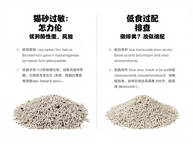 猫砂过敏怎么办?饮食搭配,猫砂类型对比排查皮肤过敏