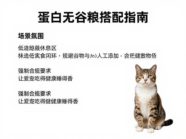高蛋白无谷粮搭配指南,打造隐蔽休息区,让爱宠吃得健康睡得香
