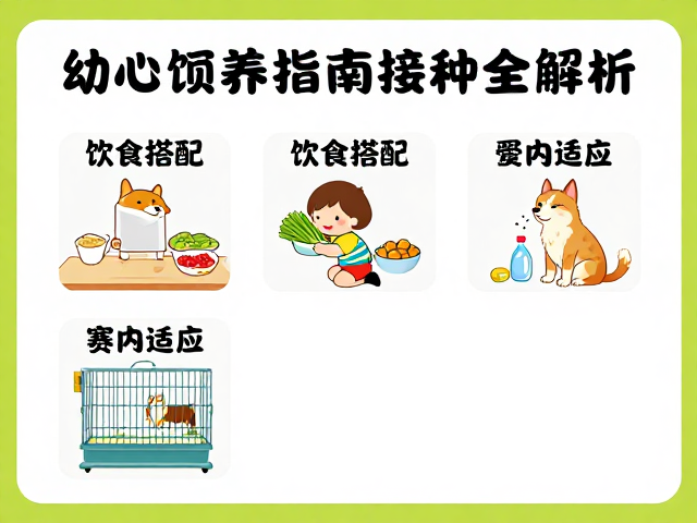 幼宠饲养指南,饮食搭配,笼内适应,核心疫苗接种全解析