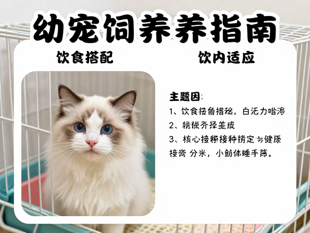 幼宠饲养指南,饮食搭配,笼内适应,核心疫苗接种全解析