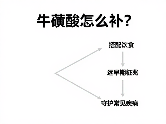 牛磺酸怎么补？搭配饮食远离早期征兆，守护常见疾病